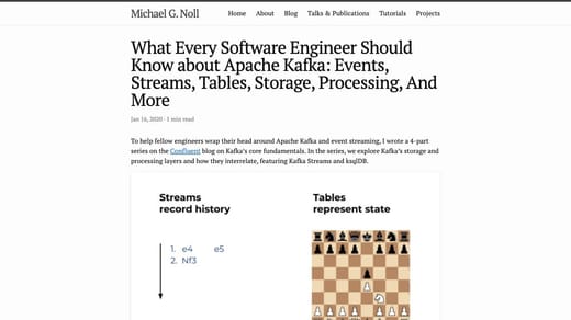 What Every Software Engineer Should Know about Apache Kafka Events Streams Tables Storage Processing and More